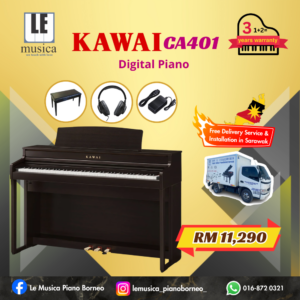 Kawai CA401 88-key Wooden-key Digital Piano - (Grade 5-Diploma)