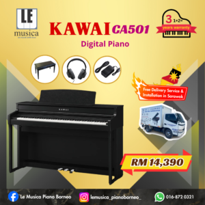 Kawai CA501 88-key Wooden-key Digital Piano (Grade 5-Diploma)