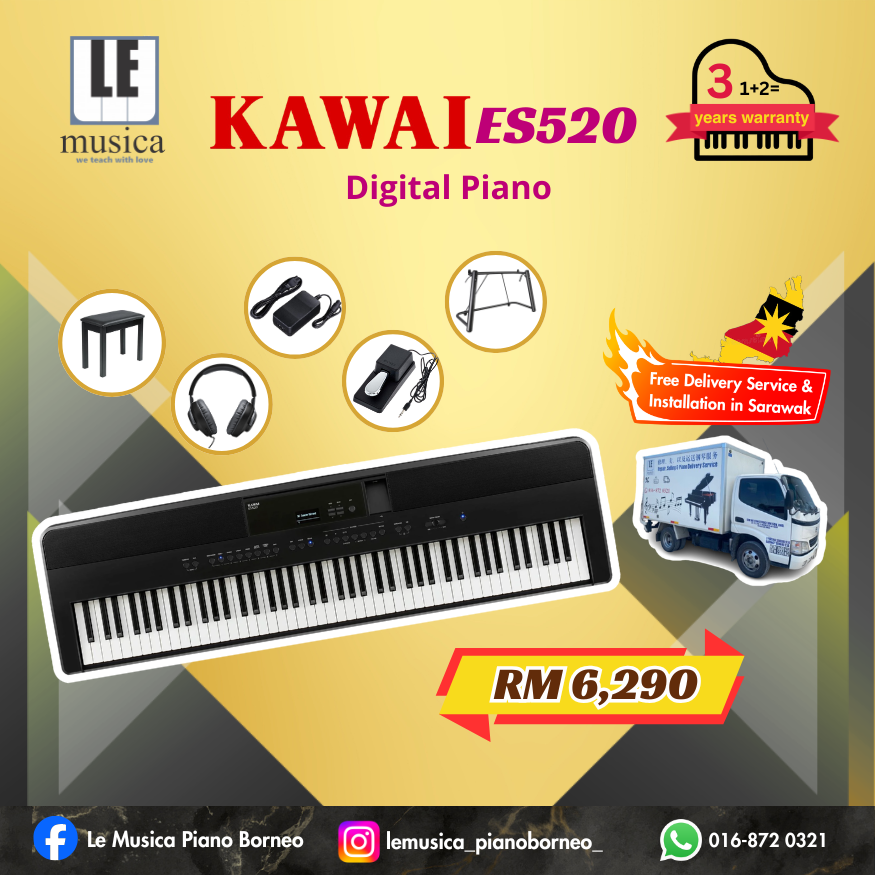 Kawai ES-520 Portable Digital Piano
